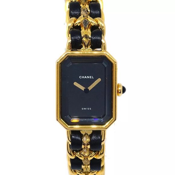 Chanel Premiere Quartz Watch Gold #L A.N.91961 67805 - Picture 1 of 12